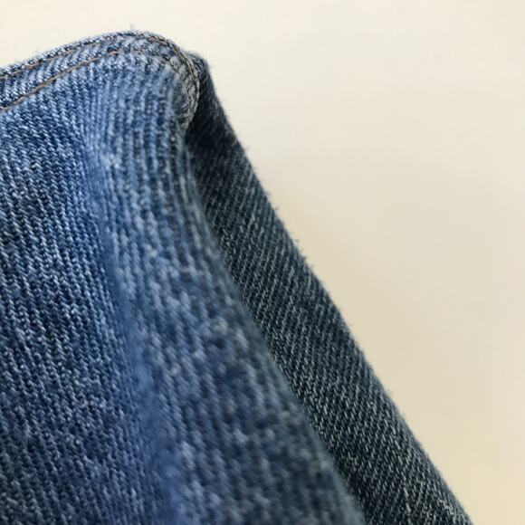 Madewell The Perfect Vintage Crop Jean in Ainsworth Wash Raw Hem Plus Size 36P - Picture 13 of 14